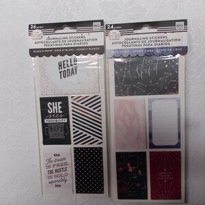 The Happy Planner journaling stickers, two new packages